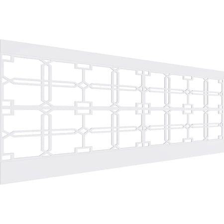 Ekena Millwork 36"H x 94 1/2"W Englewood PVC Wainscot Paneling Kit WPK36X94EWD
